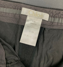 Load image into Gallery viewer, CHLOÉ Grey KRAKOW TROUSERS - Silk Blend - Size FR 38 - UK 10 - Made in France CHLOE
