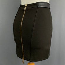Load image into Gallery viewer, GIVENCHY BLACK MINI SKIRT - Lamb Leather Trim - Women&#39;s Size Small S
