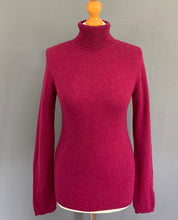 Load image into Gallery viewer, JOHN LEWIS 100% CASHMERE JUMPER - High Neck - Size UK 10 - S Small
