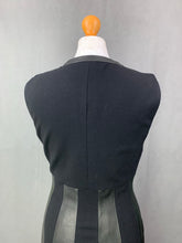 Load image into Gallery viewer, DIANE von FURSTENBERG Black ELLIE JKT LEATHER DRESS Size Small S DVF
