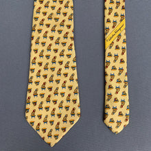 Load image into Gallery viewer, SALVATORE FERRAGAMO TIE - 100% SILK - Cat Themed - Made in Italy
