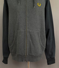 Load image into Gallery viewer, FRED PERRY GREY HOODED JACKET - Mens Size XL - Extra Large - Hoodie
