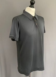 PORSCHE DESIGN POLO SHIRT - Silver Grey - Mens Size Large L