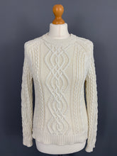Load image into Gallery viewer, GANT Women&#39;s Ivory Chunky Knit JUMPER - Size Small S
