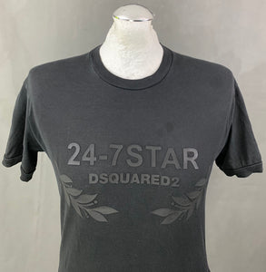DSQUARED2 Mens Black Crew Neck T-SHIRT Size Small S - TEE / TSHIRT