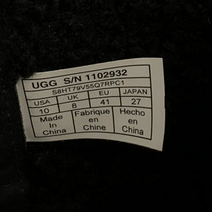 UGG AUSTRALIA PLUMDALE CUFF CLASSIC BOOTS - Black UGGS - Women's Size UK 8 - EU 41 - US 10