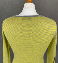 Load image into Gallery viewer, JOHN SMEDLEY Ladies SEA ISLAND COTTON Striped JUMPER Size XS Extra Small
