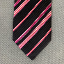 Load image into Gallery viewer, BOSS HUGO BOSS Mens Striped 100% SILK TIE - Made in Italy
