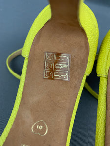 MULBERRY CANARY YELLOW SHOES / HEELS - Size EU 40 - UK 7