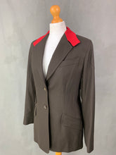 Load image into Gallery viewer, AQUASCUTUM Ladies Beautiful Brown Wool JACKET - Size UK 10 REG
