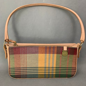 MULBERRY Tartan Oil Cloth Small Handbag / Bag