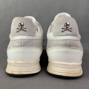 PHILIPP PLEIN Mens White Trainers / Shoes - Size EU 44 - UK 10