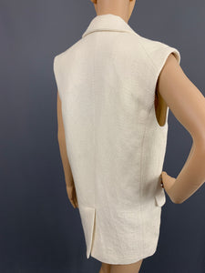 ISABEL MARANT Virgin Wool & Linen Sleeveless JACKET Size FR 34 - UK 6