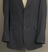 Load image into Gallery viewer, CROMBIE SUIT - Blue Wool &amp; Cashmere - Size 40R - 40&quot; Chest W34 L31

