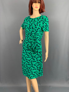 DIANE von FURSTENBERG Green ZOE DRESS Size US 6 - UK 8 DVF