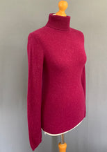 Load image into Gallery viewer, JOHN LEWIS 100% CASHMERE JUMPER - High Neck - Size UK 10 - S Small
