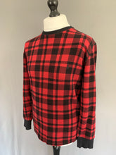 Load image into Gallery viewer, RALPH LAUREN Mens Red &amp; Black Check Pattern JUMPER Size Medium M
