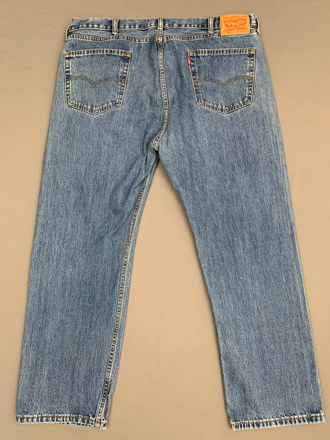 LEVI'S 505 JEANS - Blue Denim - Size Waist 42