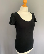 Load image into Gallery viewer, VERSACE VJC T-SHIRT - Black Sequinned TSHIRT - Size M Medium TEE
