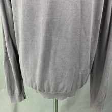 Load image into Gallery viewer, FYNCH-HATTON Mens Grey SUPIMA COTTON JUMPER Size Large L
