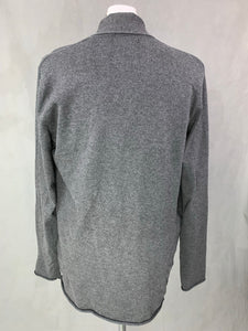 HOLLAND ESQUIRE Mens Grey Cardigan - Size Small S