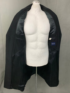 KENZO Mens Black 100% Wool COAT Size IT 52 - Chest 42" -  Extra Large XL