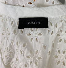Load image into Gallery viewer, JOSEPH White DEBBY Broderie Anglais TOP - Size FR 36 - UK 8
