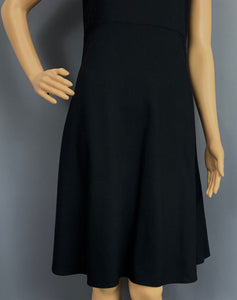 JOSEPH BLACK DRESS - Cashmere Blend - Women's Size FR 38 - UK 10 - Small S