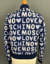 Load image into Gallery viewer, LOVE MOSCHINO Reversible BOMBER JACKET / COAT Size IT 40 - UK 8
