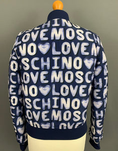 LOVE MOSCHINO Reversible BOMBER JACKET / COAT Size IT 40 - UK 8