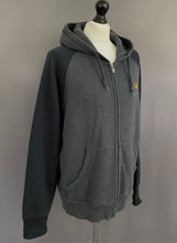 Load image into Gallery viewer, FRED PERRY GREY HOODED JACKET - Mens Size XL - Extra Large - Hoodie
