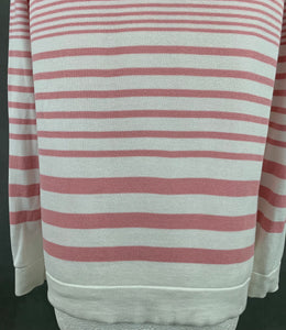 GANT Women's Pink Striped JUMPER - Size XS - Extra Small
