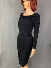 Load image into Gallery viewer, ELIZABETH &amp; JAMES Ladies Black Long Sleeved DRESS - Size S Small
