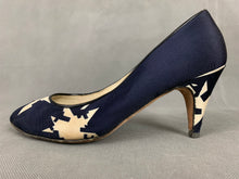 Load image into Gallery viewer, MIU MIU Blue Peep Toe Court Shoe Heels Size 38 - UK 5
