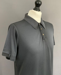 PORSCHE DESIGN POLO SHIRT - Silver Grey - Mens Size Large L