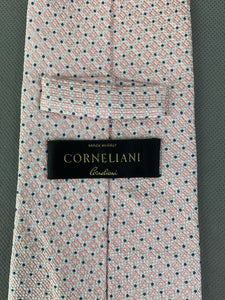 CORNELIANI Pink 100% SILK TIE - Made in Italy