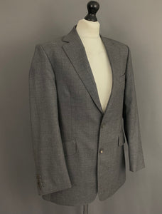 HACKETT SUIT - Grey 100% Virgin Wool - Size IT 50 - 40" Chest W33 L31