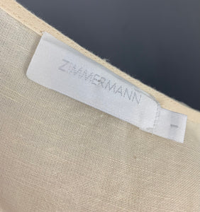 ZIMMERMANN EMBROIDERED DRESS - TASSLE DETAIL - Size 1 - UK 10