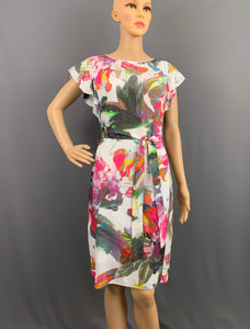 AIRFIELD COLOURFUL SILK DRESS - Women's Size DE 36 - IT 40 - UK 8