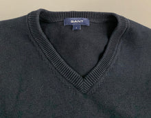 Load image into Gallery viewer, GANT NAVY BLUE SLEEVELESS JUMPER - 100% Cotton - Mens Size L Large
