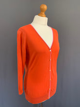 Load image into Gallery viewer, JOHN SMEDLEY CARDIGAN - 100% Sea Island Cotton - Women&#39;s Size XL Extra Large
