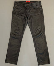 Load image into Gallery viewer, HUGO BOSS Women&#39;s GEMINI Wet Look JEANS - Size Waist 30&quot; - Leg 28&quot;
