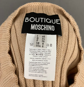 BOUTIQUE MOSCHINO JUMPER / DRESS - 100% Virgin Wool - Size IT 40 - UK 8