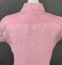 Load image into Gallery viewer, MAXMARA Weekend Pink Linen SHIRT Size L Large MAX MARA
