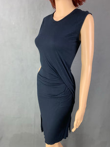 ALLSAINTS Dark Blue MARILLA DRESS - Size UK 4 - US 0