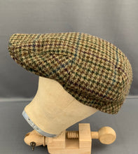 Load image into Gallery viewer, BARBOUR TWEED FLAT CAP - Houndstooth Pattern - Hat Size 7 1/2 - Peaky Blinders!

