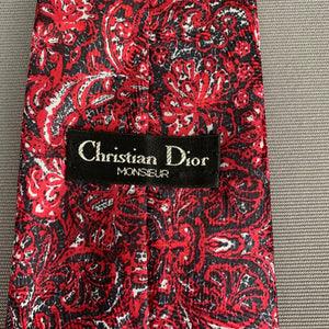 CHRISTIAN DIOR Monsieur TIE - Pure Silk - Made in England