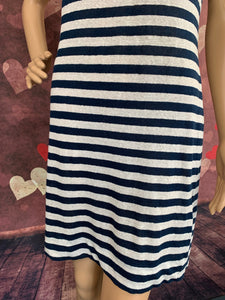 VIVIENNE WESTWOOD ANGLOMANIA Striped Linen DRESS Size XS - UK 8 - IT 40