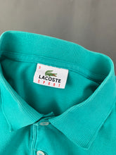 Load image into Gallery viewer, LACOSTE SPORT Mens Green POLO SHIRT LACOSTE Size 3 - Small S
