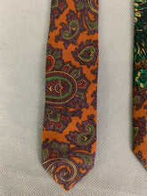 Load image into Gallery viewer, KENZO PARIS Mens 100% SILK Paisley Pattern TIE - Made in Italy
